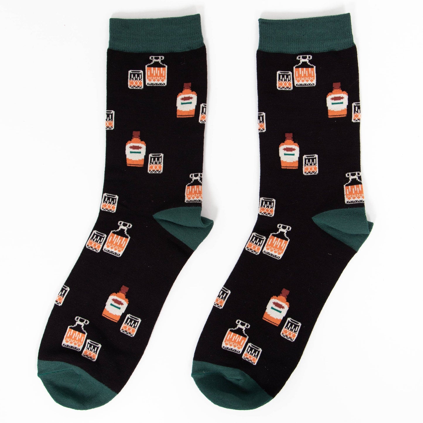 Men's Whisky Bamboo Socks - Black