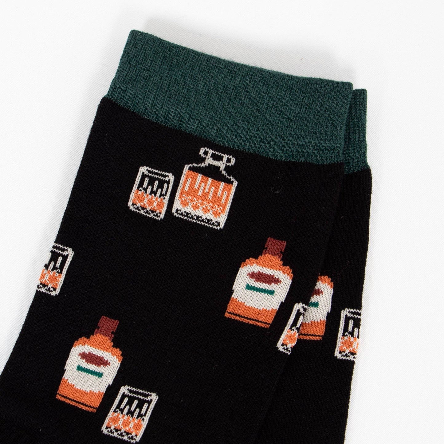 Men's Whisky Bamboo Socks - Black