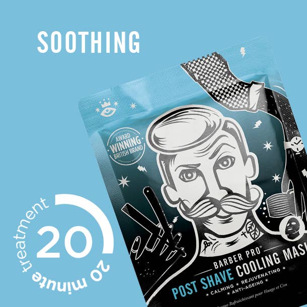 BARBER PRO Post Shave Cooling Mask