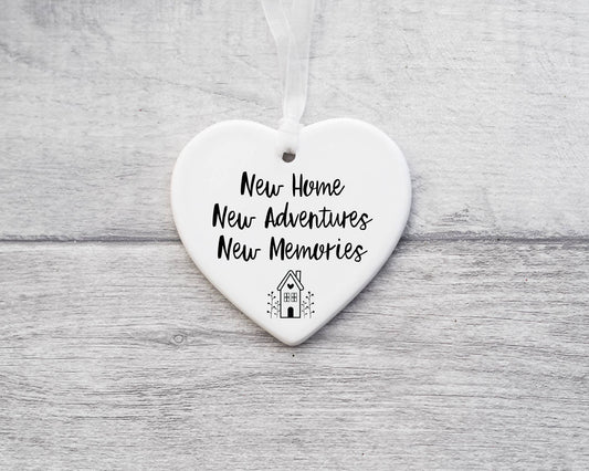 Ceramic Heart Keepsake - New Home
