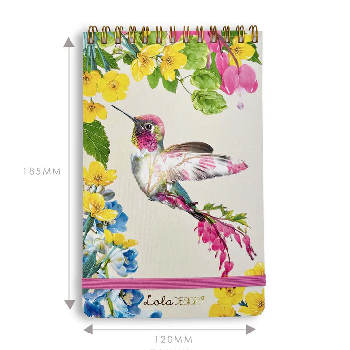 Hummingbird Spiral Notepad