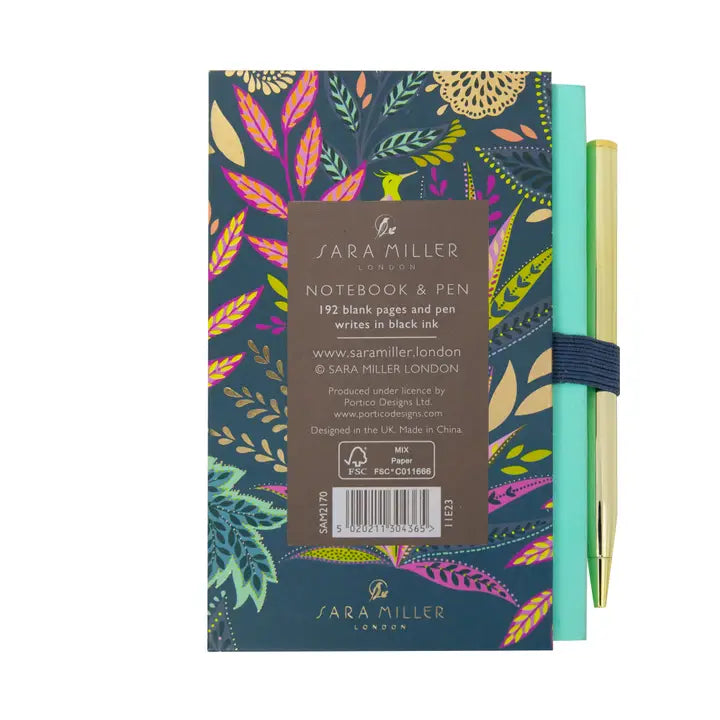 Sara Miller Savannah Mini Notebook With Pen