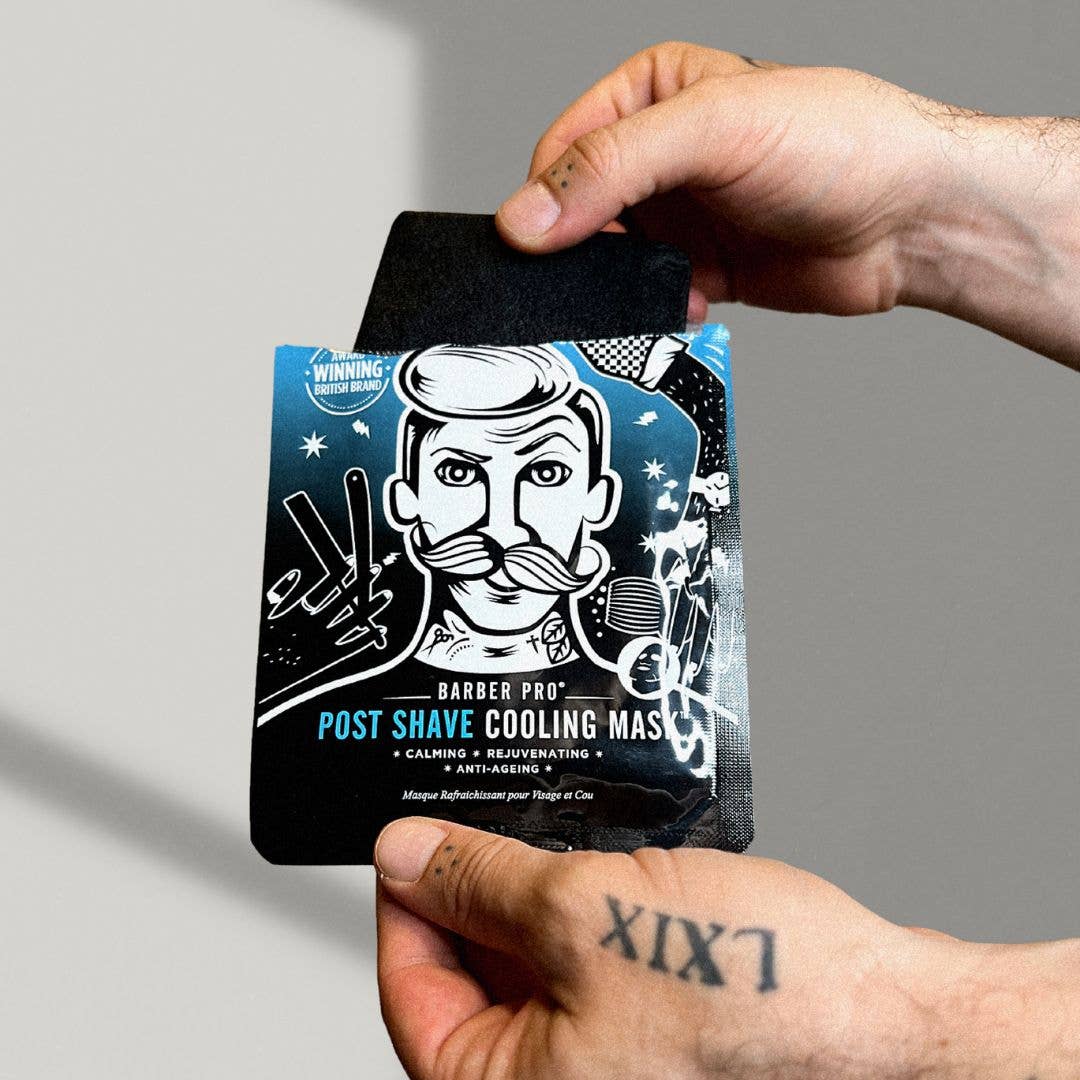 BARBER PRO Post Shave Cooling Mask
