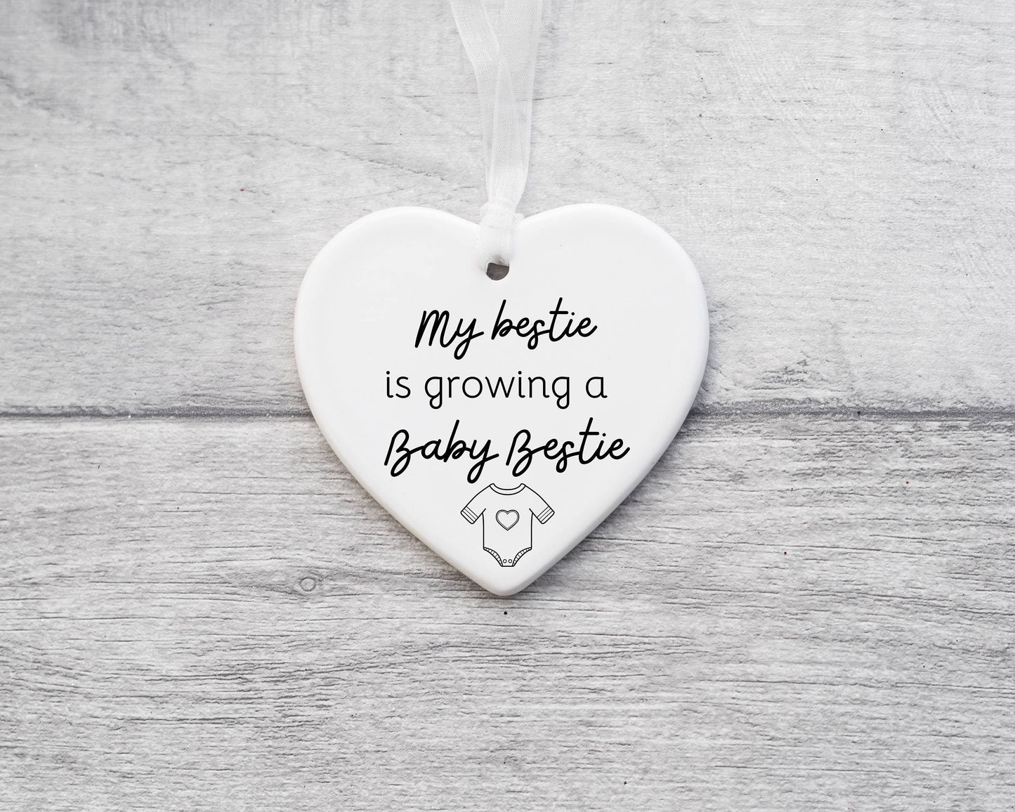 Ceramic Heart Keepsake - For Best Friend and Mummy