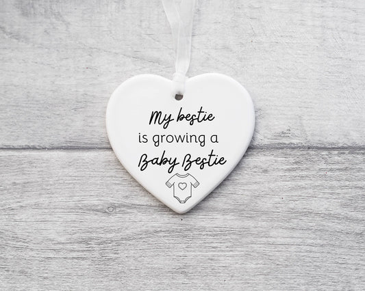 Ceramic Heart Keepsake - For Best Friend and Mummy