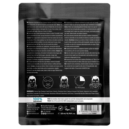 BARBER PRO HYDRATING Face Sheet Mask - 100% Biodegradable