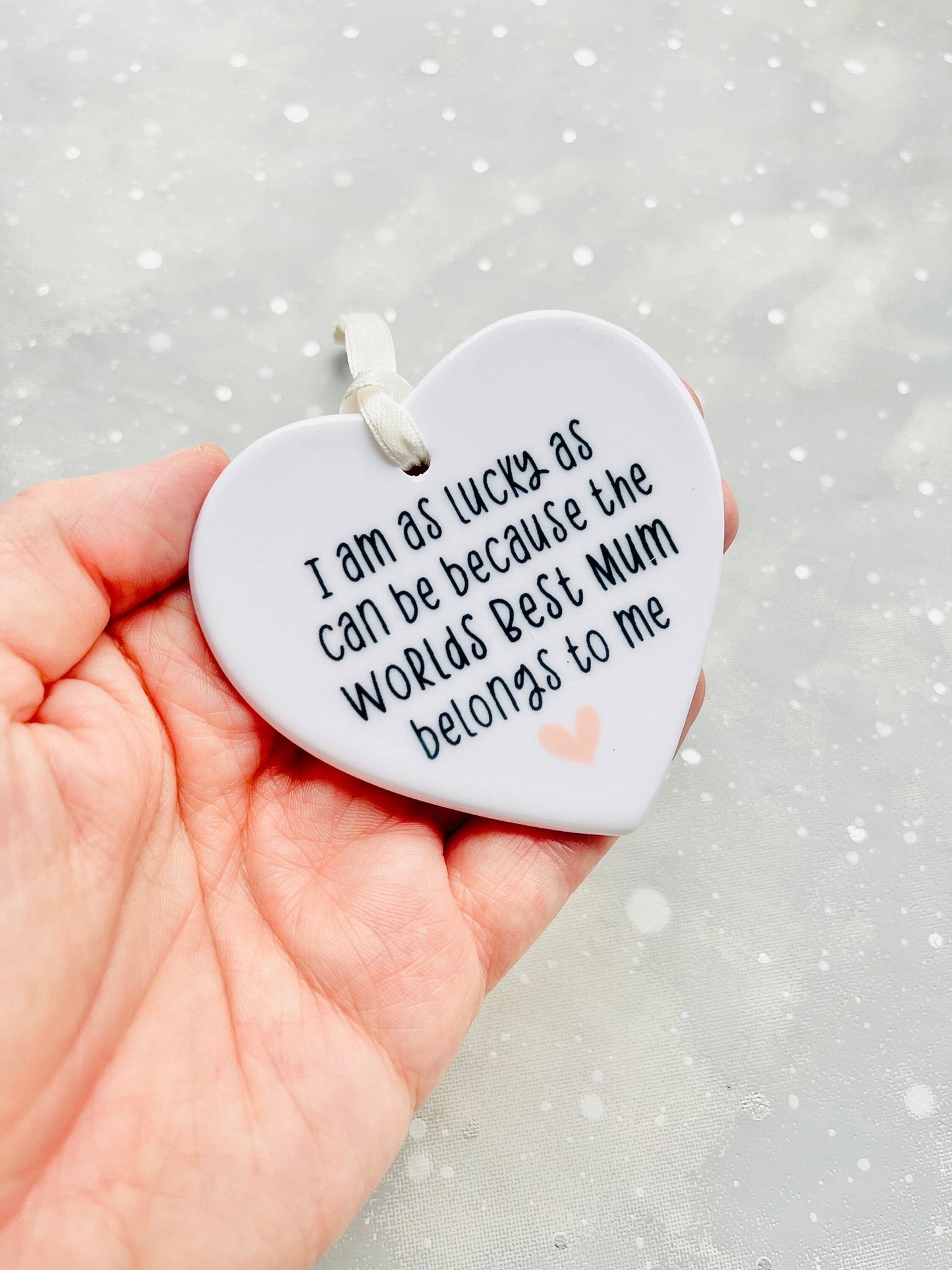 Ceramic Heart Keepsake - Best Mum