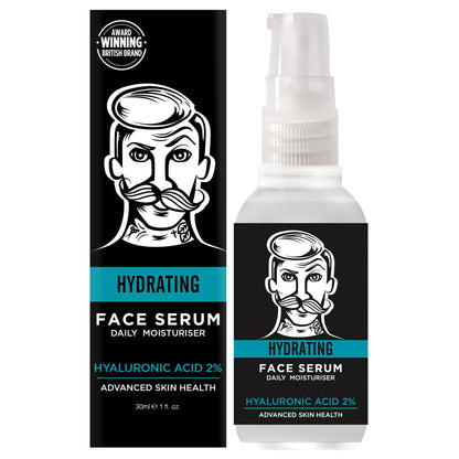 BARBER PRO Hydrating Hyaluronic Acid 2% Daily Serum - Vegan
