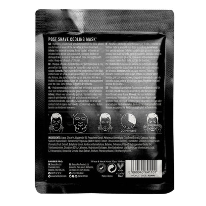 BARBER PRO Post Shave Cooling Mask