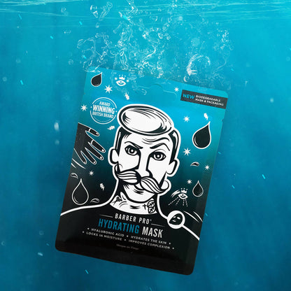 BARBER PRO HYDRATING Face Sheet Mask - 100% Biodegradable